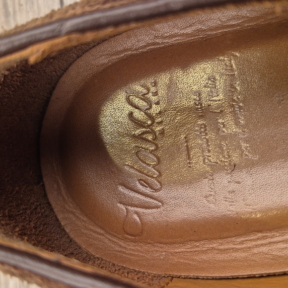 VELASCA Milano Italy Brown Suede Leather 42.5 EU /9.5 US Dress Casual Mens Shoes main image 10